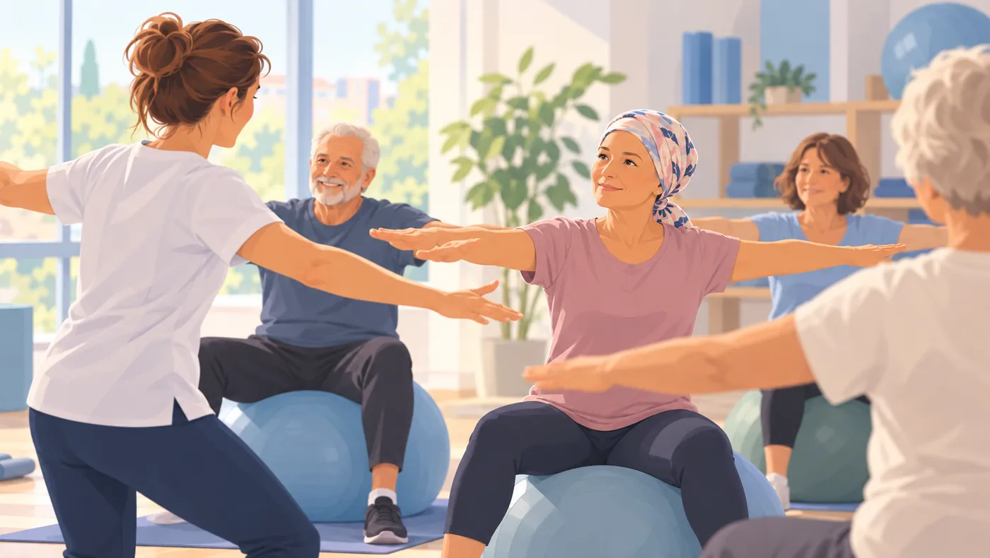 Séance d’activité physique adaptée en plein air
