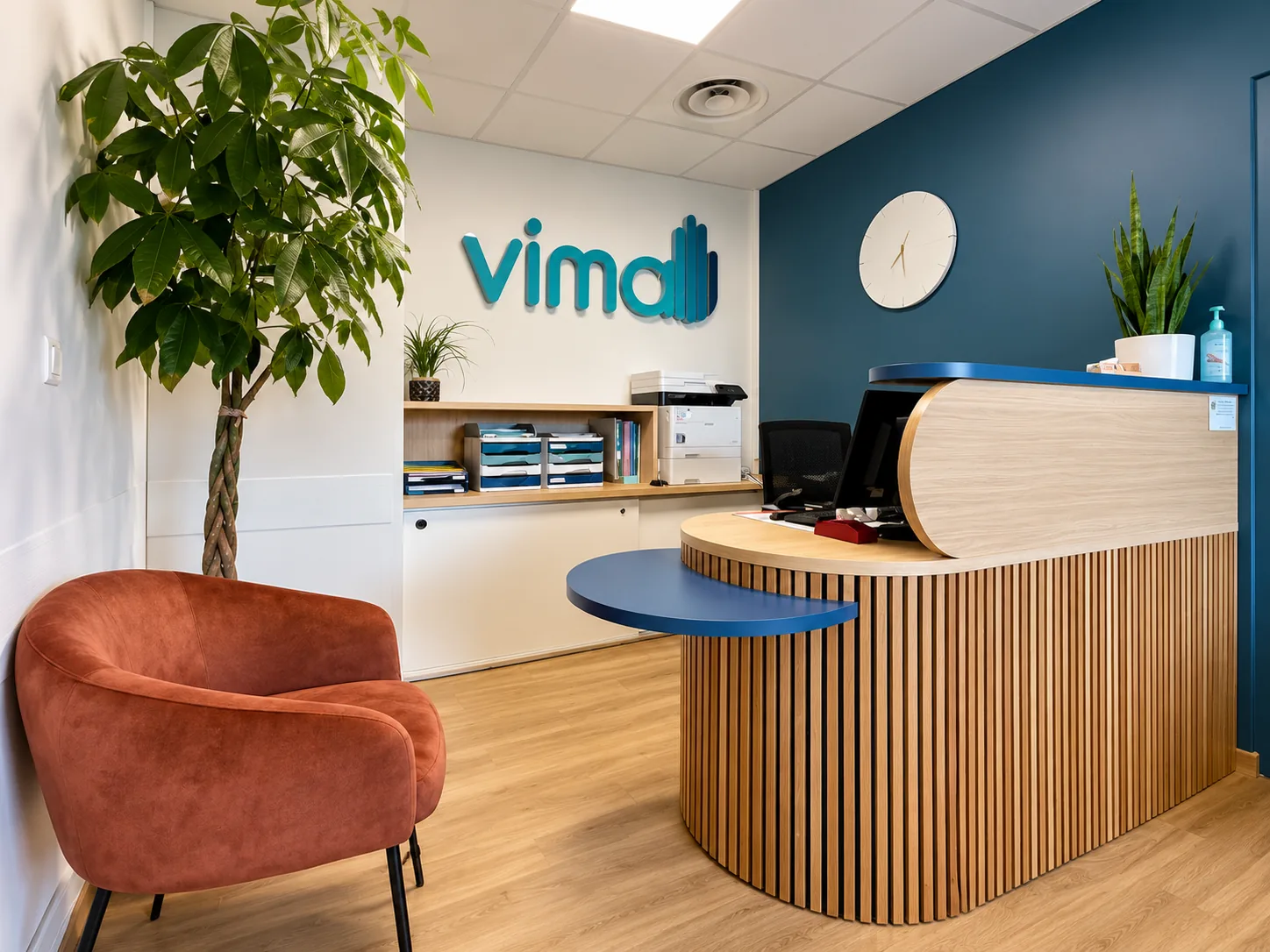 L’accueil du secrétariat du Centre VIMA